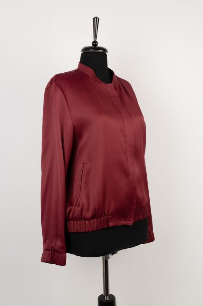 Massimo Dutti Saten Bomer Ceket