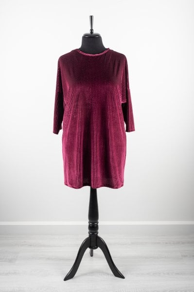 Zara Kadife Oversize Elbise