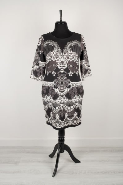 Passion Line Desenli Elbise