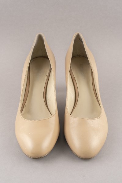 Nine West Kısa Topuklu Deri Ayakkabı