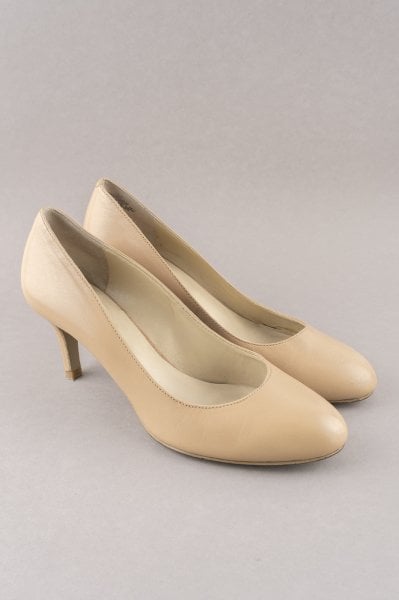 Nine West Kısa Topuklu Deri Ayakkabı
