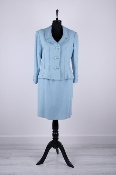 Saks Fifth Avenue Folio Collection Yün Ceket ve Etek Takım