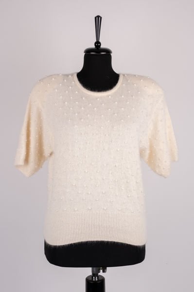 Lord & Taylor İnci İşli Kazak