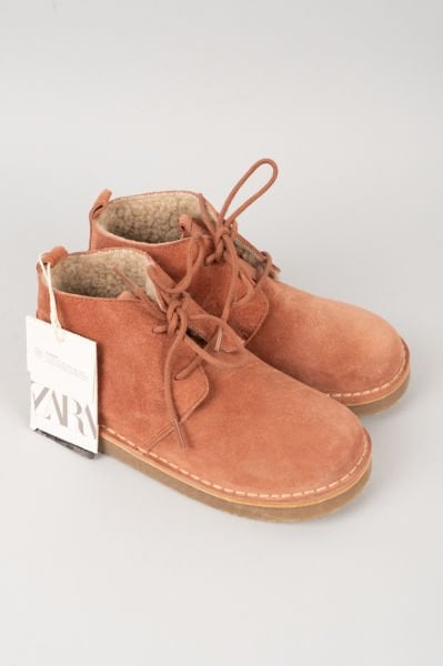 Zara Süet Bağcıklı Bot