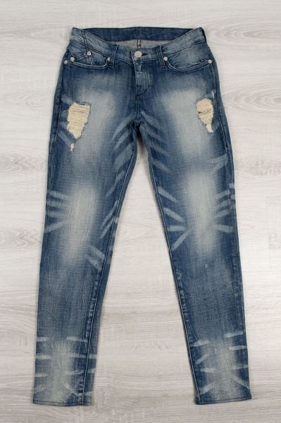 Rock & Republic Paçaları Fermuarlı Jean Pantolon