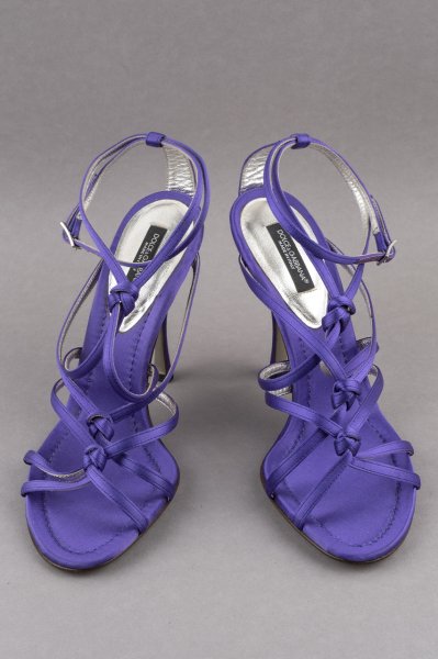 Dolce Gabbana Saten Topuklu Sandalet