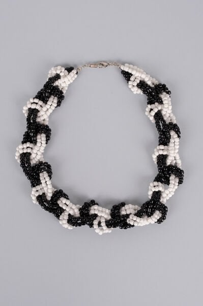 Tasarım Sepet Örgü Choker Kolye
