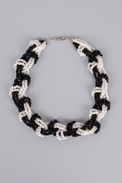 Tasarım Sepet Örgü Choker Kolye