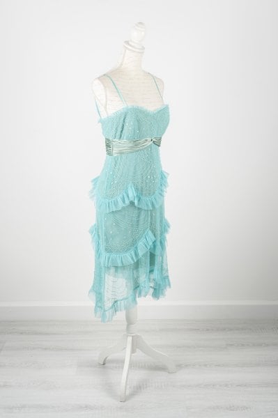 BCBG Maxazria Straplez Kokteyl Elbisesi