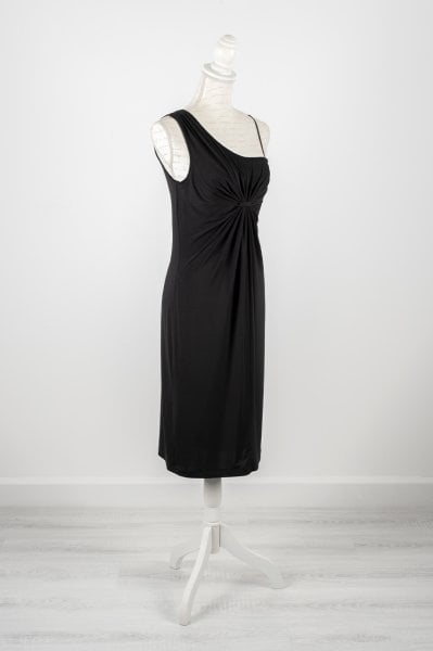 BCBG Maxazria Tek Omuz Jarse Elbise