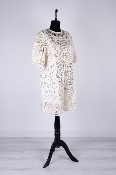 Christian Dior Cut Out Deri Elbise