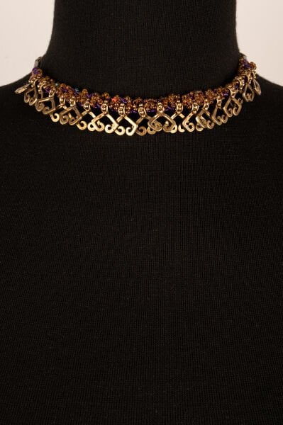 Tasarım Etnik Choker Kolye