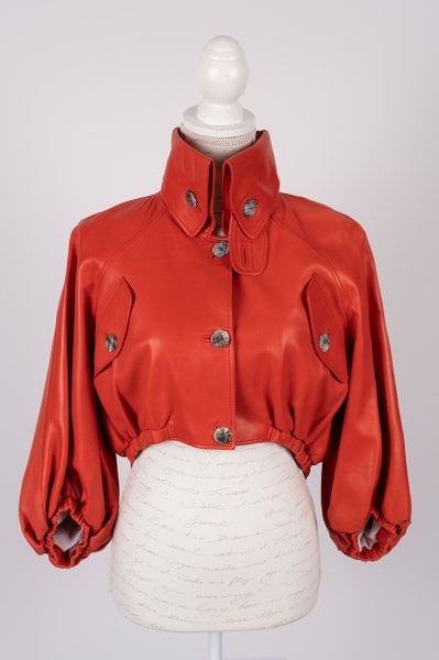 Derishow Deri Crop Ceket