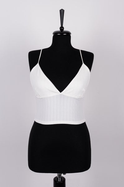 İp Askılı Crop Top