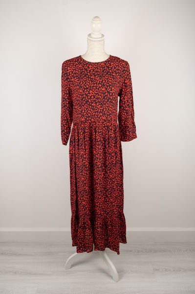 Zara Leopar Desenli Elbise
