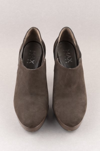 Max Shoes Süet Yüksek Bootie