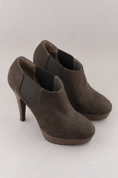 Max Shoes Süet Yüksek Bootie