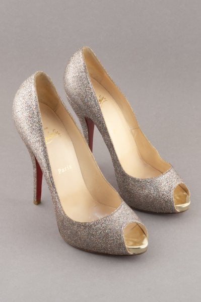 Christian Louboutin Simli Topuklu Ayakkabı