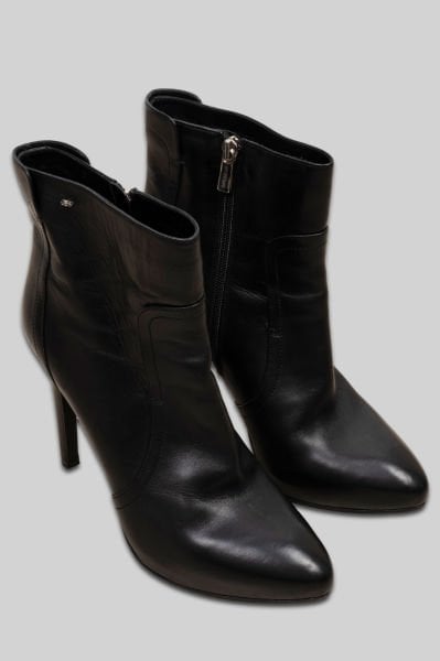 Maxmara Deri Topuklu Bot