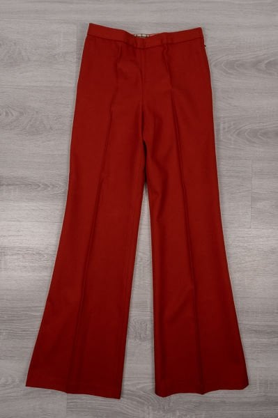 Özel Dikim İspanyol Paça Vintage Pantolon