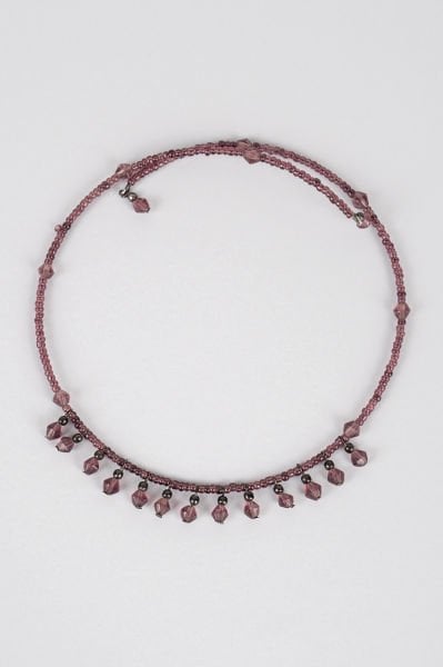 Tasarım Ametist Choker Kolye