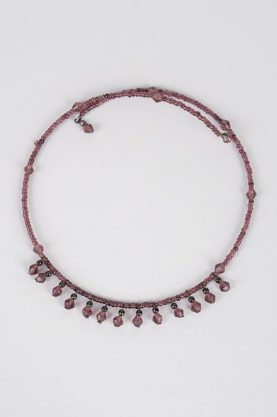 Tasarım Ametist Choker Kolye