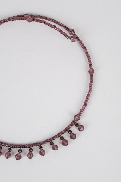 Tasarım Ametist Choker Kolye
