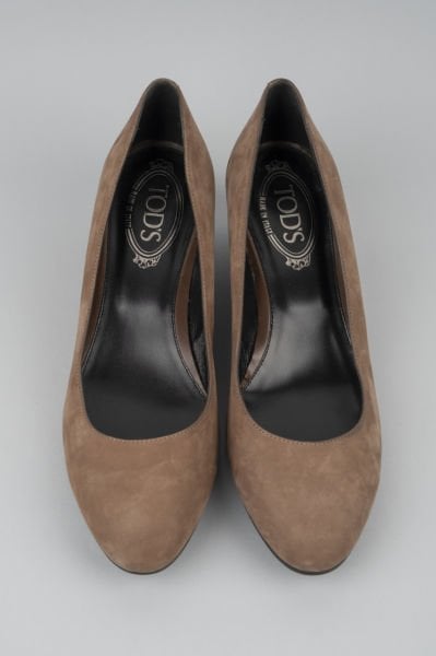 Tods Süet Küçük Dolgu Topuklu Ayakkabı