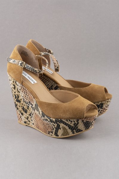 Steve Madden Platformlu Süet Sandalet