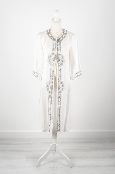 Note İşlemeli Kaftan