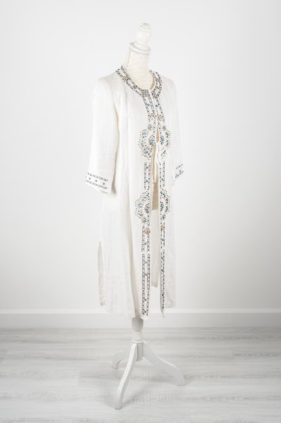 Note İşlemeli Kaftan