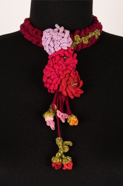 Tasarım El Örgüsü Choker Kolye
