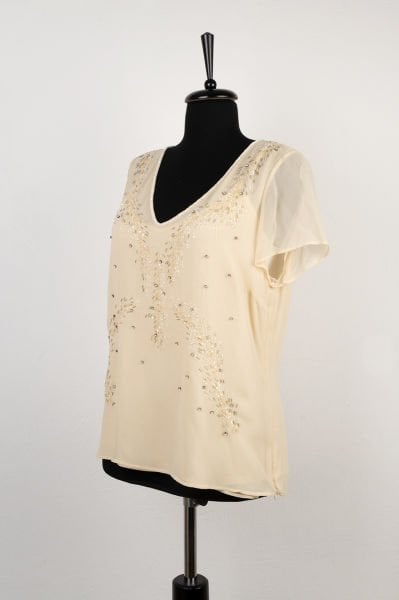 Silk&Cashmere %100 İpek İşli Bluz